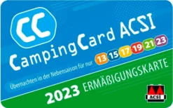 ACSI Stellplatzführer Europa 2023 Inkl. CampingCard Ermäßigungskarte Deutsche Ausgabe